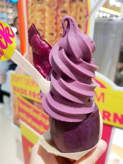 Sweet Purple Potato Soft Serve