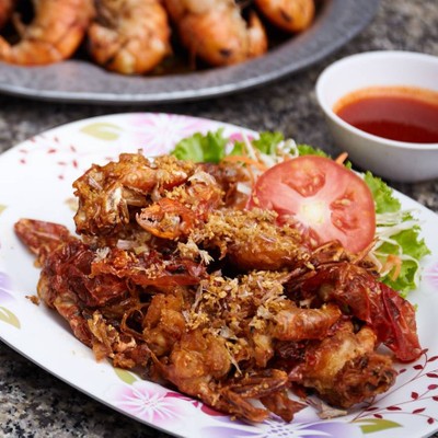 กุ้งอบภูเขาไฟ