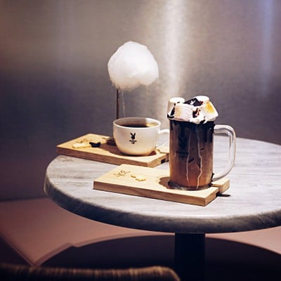 เมนูของร้าน Playboy Cafe บ้านกลางเมือง