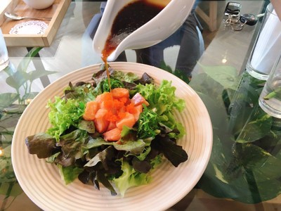 Salmon Shoyu Salad