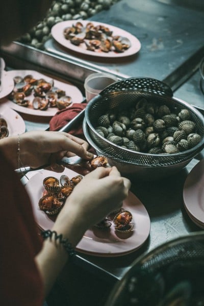 เมนูของร้าน ป้าจินหอยแครงเยาวราช เยาวราช