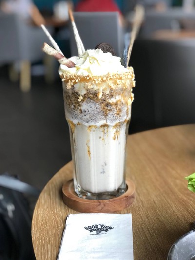 คลุกกี้แอนครีม มิลค์เชค