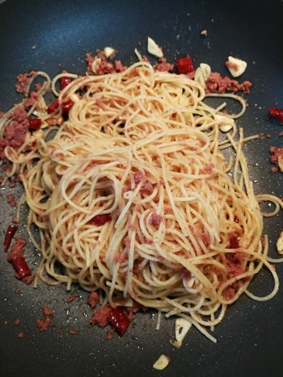 วิธีทำ Spaghetti Corned Beef