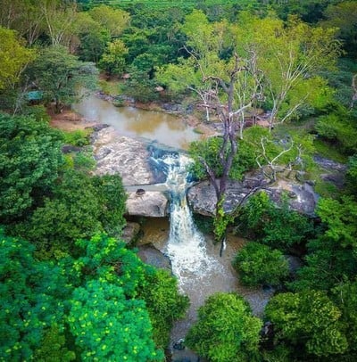 บรรยากาศ น้ำตกบ๋าหลวง