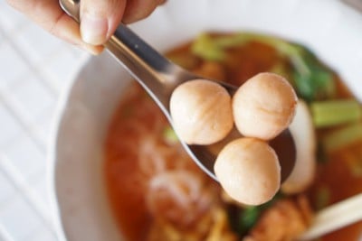 เมนูของร้าน เจ๊หวี่ ก๋วยเตี๋ยวเย็นตาโฟ