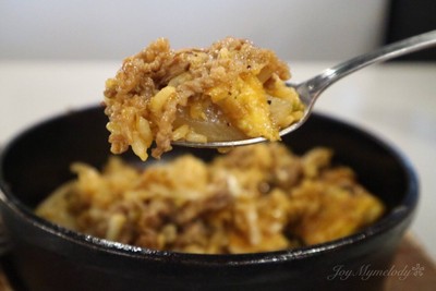 Beef Teppan Itameshi ข้าวหน้าเนื้อสไลด์กระทะร้อน