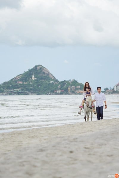 บรรยากาศ หาดเขาตะเกียบ