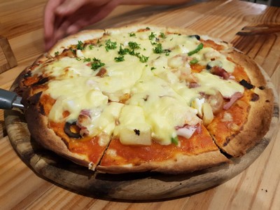 พิซซ่า 4 ชีส + Super Mom