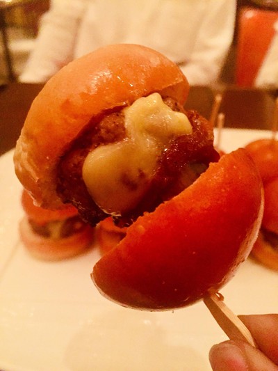 Wagyu beef mini burger
