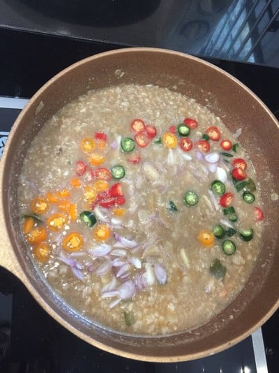 วิธีทำ หลนปลาอินทรีย์เค็ม