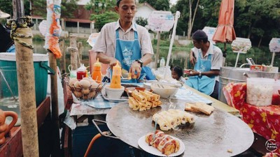 บรรยากาศ ตลาดน้ำคลองแห