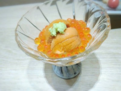 UNI Ikura With Dashi Sauce