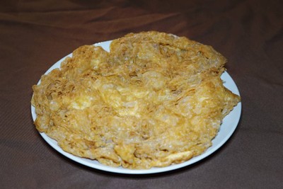 ไข่เจียวล้นจาน