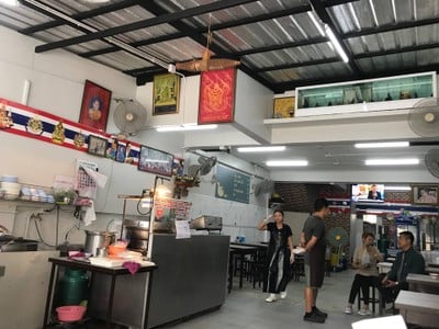 บรรยากาศ สมใจ ขาหมูข้าวมันไก่