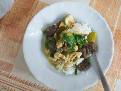 วิธีทำ ขนมจีนแกงเขียวหวานไก่ 💚