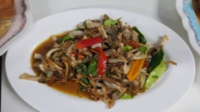 หอยเสียบผัดฉ่า