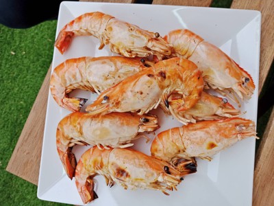 กุ้งเนื้อเผา