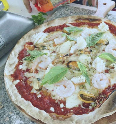 Pizza หน้าทะเล