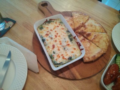 Baked Spinach and Cheese