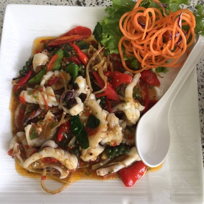 หมึกผัดฉ่า