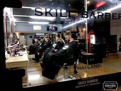 บรรยากาศ Skill Barber ห้วยแก้ว