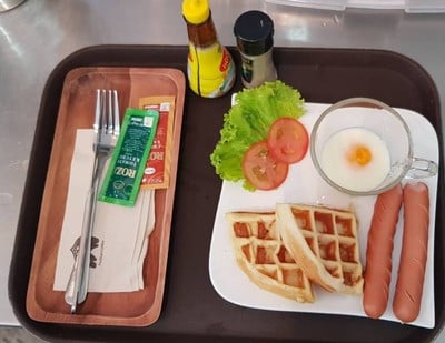 กาแฟพันธุ์​ไทยพร้อมมีเสิร์ฟชุดอาหารเช้า​พร้อมรับประทานคู่กับกาแฟ​☕☕ #ไข่ดาวไร้นำ