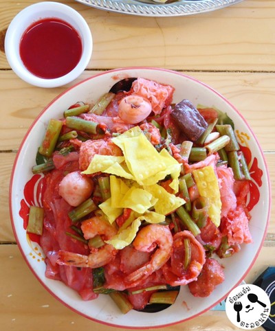 เย็นตาโฟผัดแห้ง