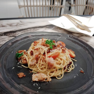Spicy Bacon Pasta