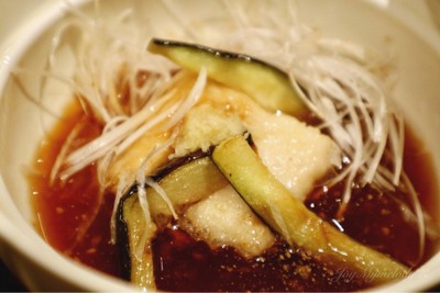 Tonyu Mochi Mabo Sauce