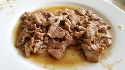 เนื้อผัดน้ำมันหอย