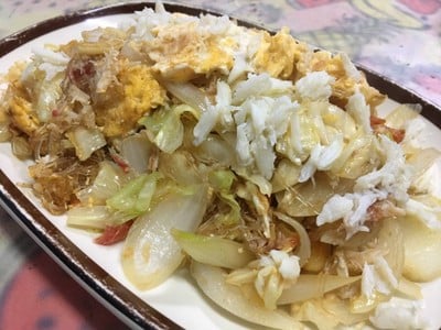 วิธีทำ วุ้นเส้นผัดเนื้อปู วิธีทำ วุ้นเส้นผัดเนื้อปู