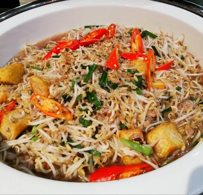 ถั่วงอกผัดเต้าหู้