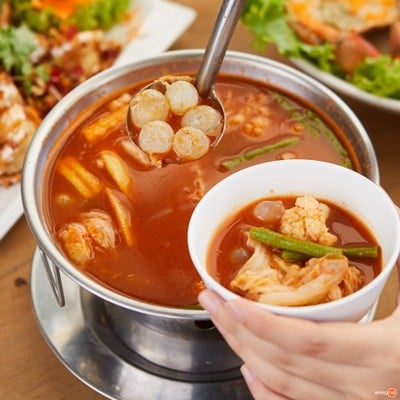 เมนูของร้าน ครัวในวัง เซ็นทรัลพลาซ่ามหาชัย