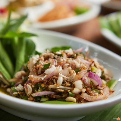 เมนูของร้าน เฮือนลำพูน สวนผัก