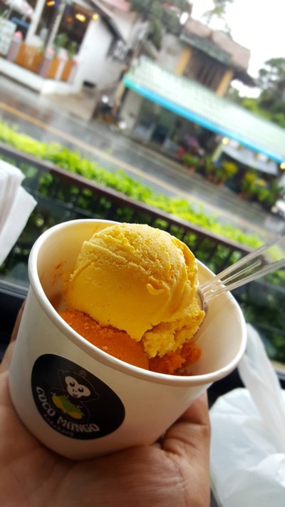 ไอศกรีม ฟักทอง ชาไทย