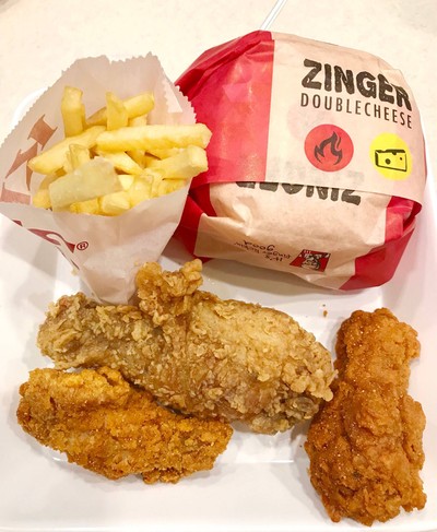 Zinger Double Cheese Burger