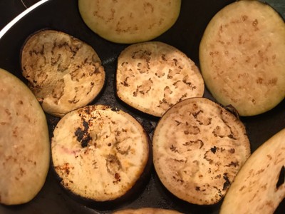 วิธีทำ Eggplant Chapati, Pan Griled Eggplant โรตีสูตรคลีนทานกับอาหารอินเดีย