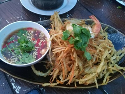 ส้มตำทอด