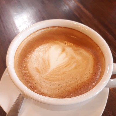 ลาเต้ร้อน