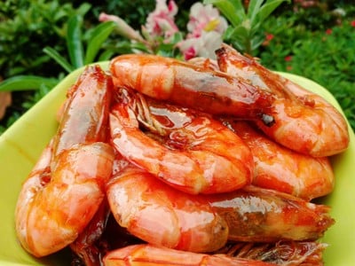 กุ้งต้มหวาน