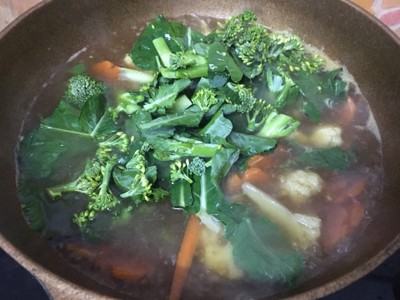 วิธีทำ ราดหน้าคะน้าฮ่องกงดอกกะหล่ำ