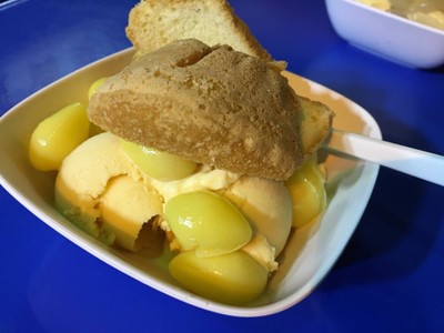 ไอศครีมวานิลลาใส่เครื่อง
