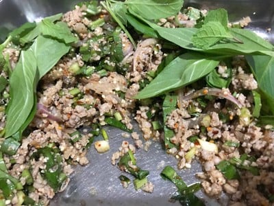 ลาบหนังหมู ลาบหนังหมู