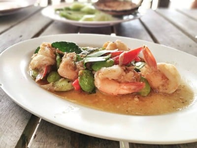 เมนูของร้าน บางปอซีฟู้ด(ตาโข)