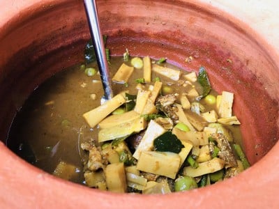 เมนูของร้าน ขนมจีนเตาถ่าน หาดใหญ่