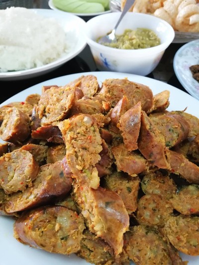 เมนูของร้าน บุญปั๋น ไส้อั่ว - Northern Sausage