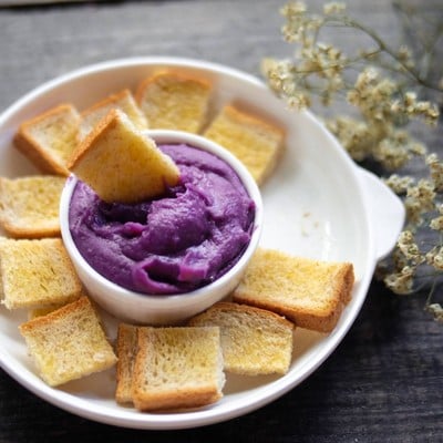 สังขยามันม่วง สูตร Low Fat