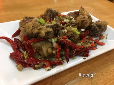 ซี่โครงหมูผัดพริก