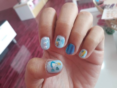 ทำเล็บเจลลายอลิส