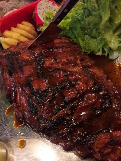 ซี่โครงหมูบาร์บีคิว